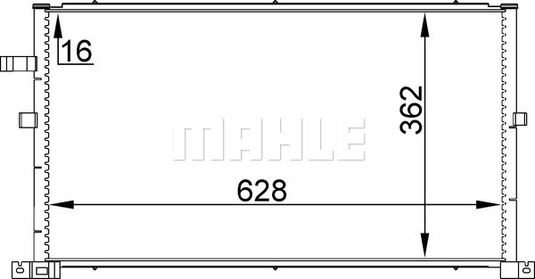 MAHLE Kondensator, Klimaanlage AC 296 001S