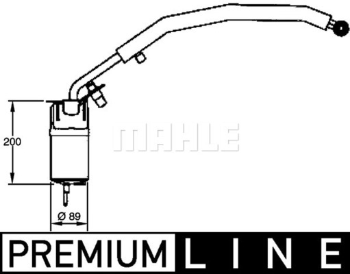 MAHLE Trockner, Klimaanlage AD 278 000P