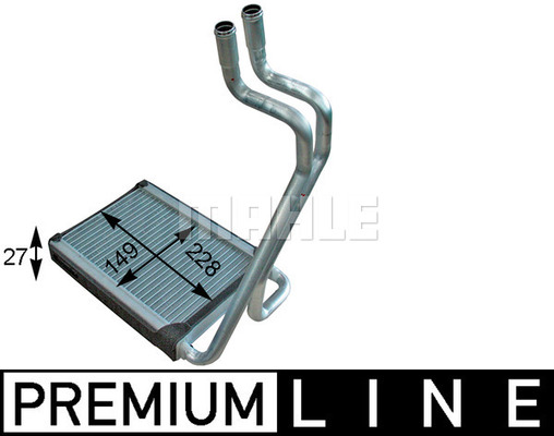 MAHLE Wärmetauscher, Innenraumheizung AH 204 000P