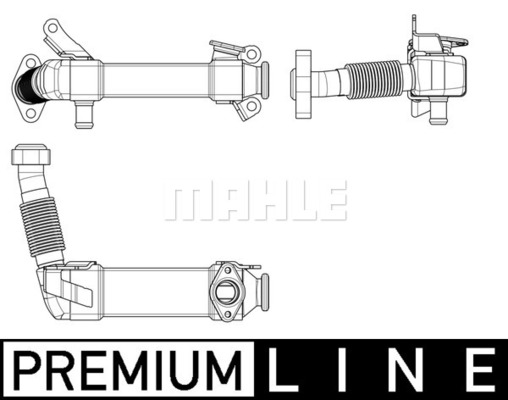 MAHLE Kühler, Abgasrückführung CE 17 000P