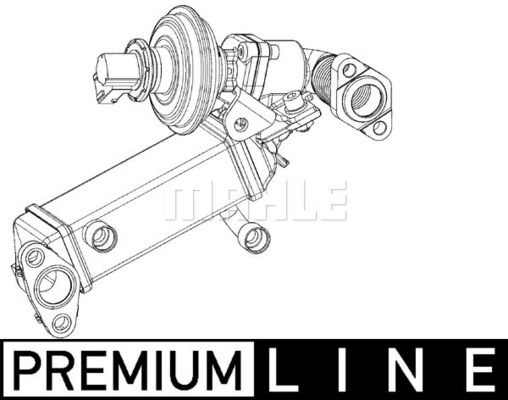 MAHLE Kühler, Abgasrückführung CE 9 000P