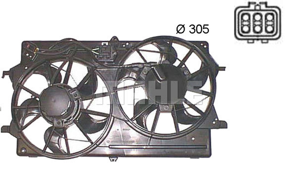 MAHLE Lüfter, Motorkühlung CFF 375 000S