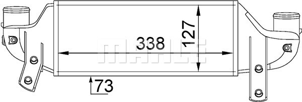 MAHLE Ladeluftkühler CI 202 000S
