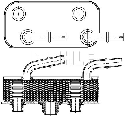 MAHLE Ölkühler, Automatikgetriebe CLC 180 000S