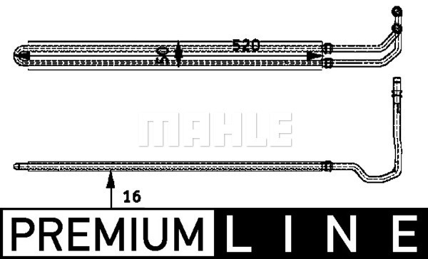 MAHLE Ölkühler, Lenkung CLC 53 000P