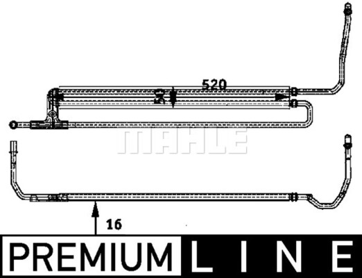 MAHLE Ölkühler, Lenkung CLC 54 000P
