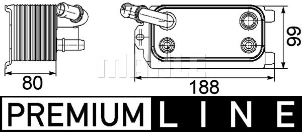 MAHLE Ölkühler, Automatikgetriebe CLC 72 000P