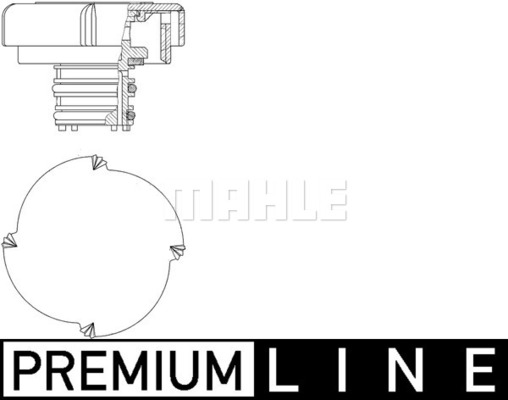 MAHLE Verschlussdeckel, Kühlmittelbehälter CRB 21 000P