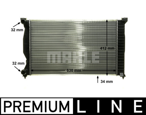 MAHLE Kühler, Motorkühlung CR 1417 000P