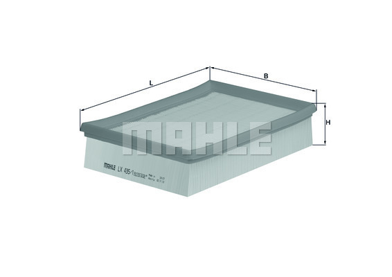 MAHLE Luftfilter LX 435/1