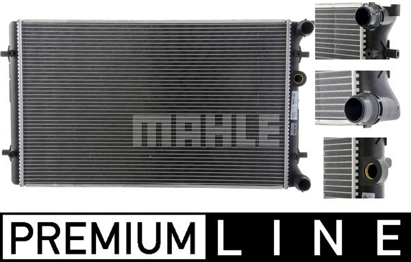MAHLE Kühler, Motorkühlung CR 1714 000P