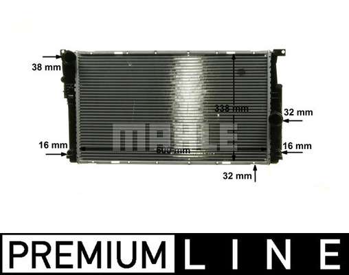 MAHLE Kühler, Motorkühlung CR 1909 000P