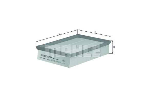 MAHLE Luftfilter LX 935