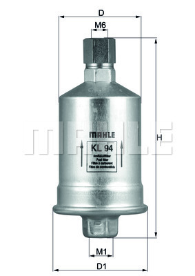 MAHLE Kraftstofffilter KL 94