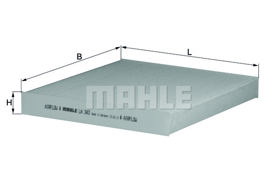 MAHLE Filter, Innenraumluft LA 343