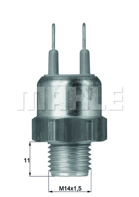 MAHLE Temperaturschalter, Kühlerlüfter TSW 18D
