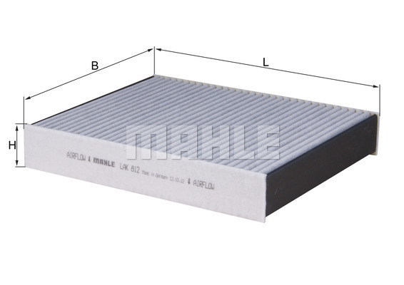 MAHLE Filter, Innenraumluft LAK 812