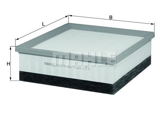 MAHLE Luftfilter LX 2077/4