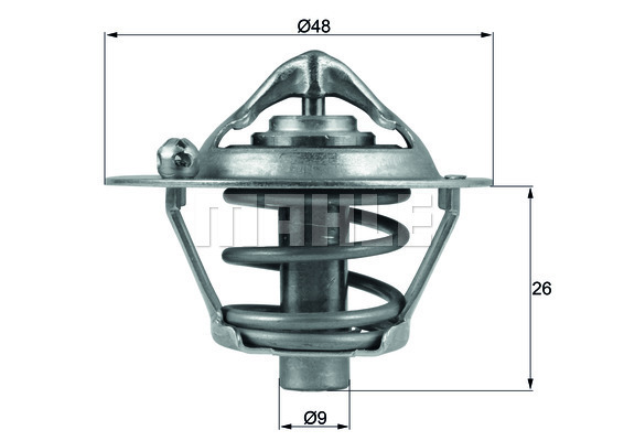 MAHLE Thermostat, Kühlmittel TX 108 82D