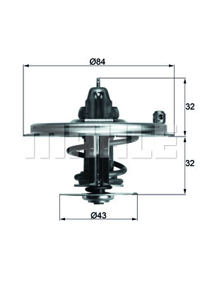 MAHLE Thermostat, Kühlmittel TX 36 85D