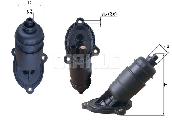 MAHLE Hydraulikfilter, Automatikgetriebe HX 155