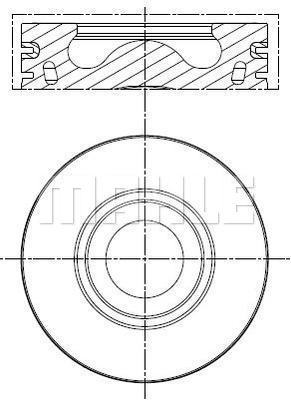 MAHLE Kolben 013 PI 00137 000