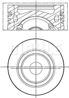 MAHLE Kolben 028 PI 00154 000