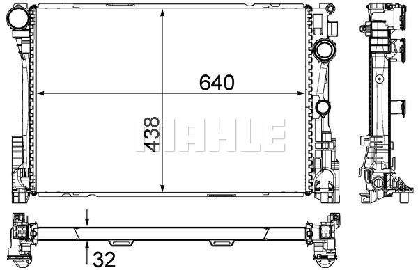 MAHLE Kühler, Motorkühlung CR 83 000P