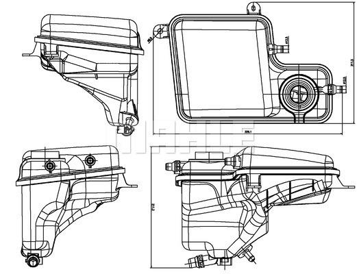 MAHLE Ausgleichsbehälter, Kühlmittel CRT 203 000S