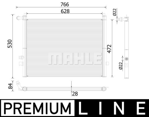 MAHLE Kühler, Motorkühlung CR 936 000P