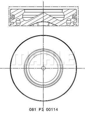 MAHLE Kolben 081 PI 00114 000