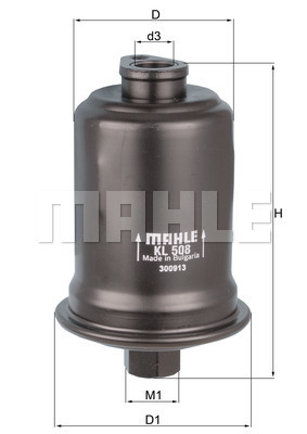 MAHLE Kraftstofffilter KL 508