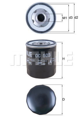 MAHLE Ölfilter OC 503