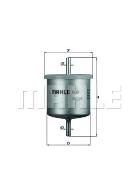MAHLE Kraftstofffilter KL 61