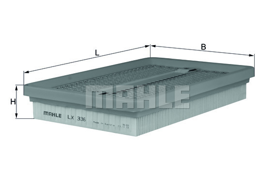 MAHLE Luftfilter LX 336