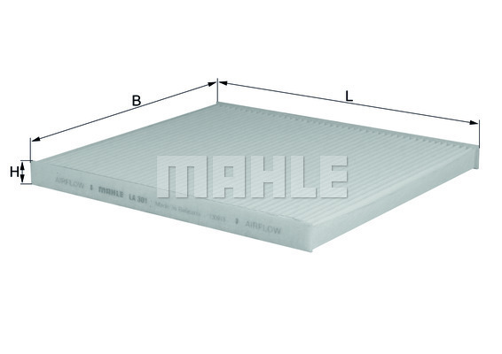 MAHLE Filter, Innenraumluft LA 301