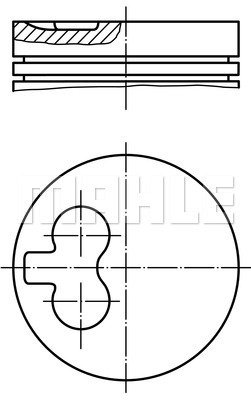 MAHLE Kolben 014 55 00