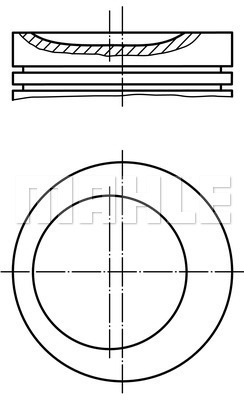 MAHLE Kolben 011 62 00