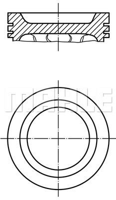 MAHLE Kolben 014 81 00