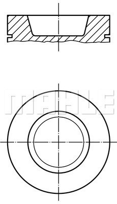MAHLE Kolben 016 05 00
