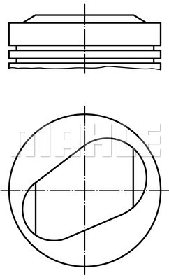 MAHLE Kolben 082 35 00