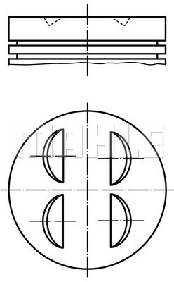 MAHLE Kolben 014 77 00