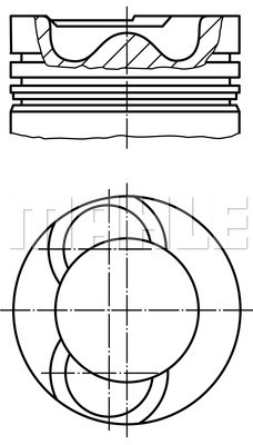 MAHLE Kolben 014 20 00