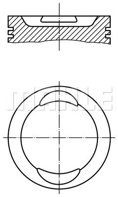 MAHLE Kolben 011 27 00