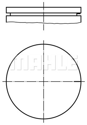 MAHLE Kolben 082 78 00