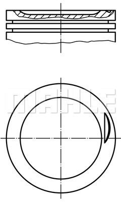 MAHLE Kolben 681 06 00