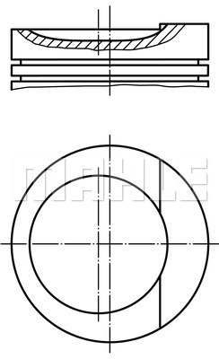 MAHLE Kolben 034 89 00