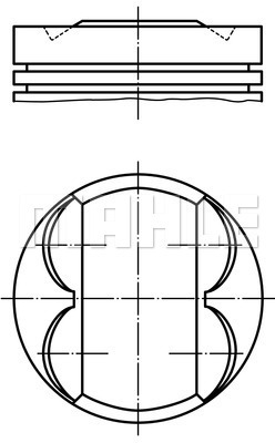 MAHLE Kolben 081 PI 00106 000
