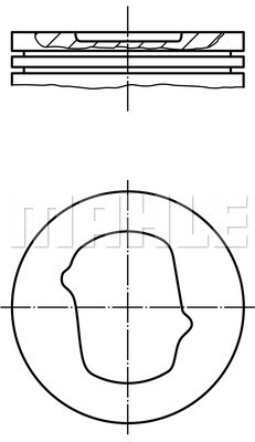MAHLE Kolben 014 24 00