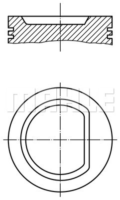 MAHLE Kolben 039 83 00